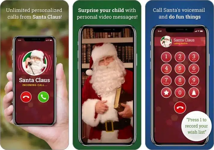 best Christmas apps to download for iPhone Message from Santa iOS app