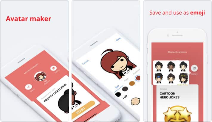 Moment Cartoon Cam iPhone App