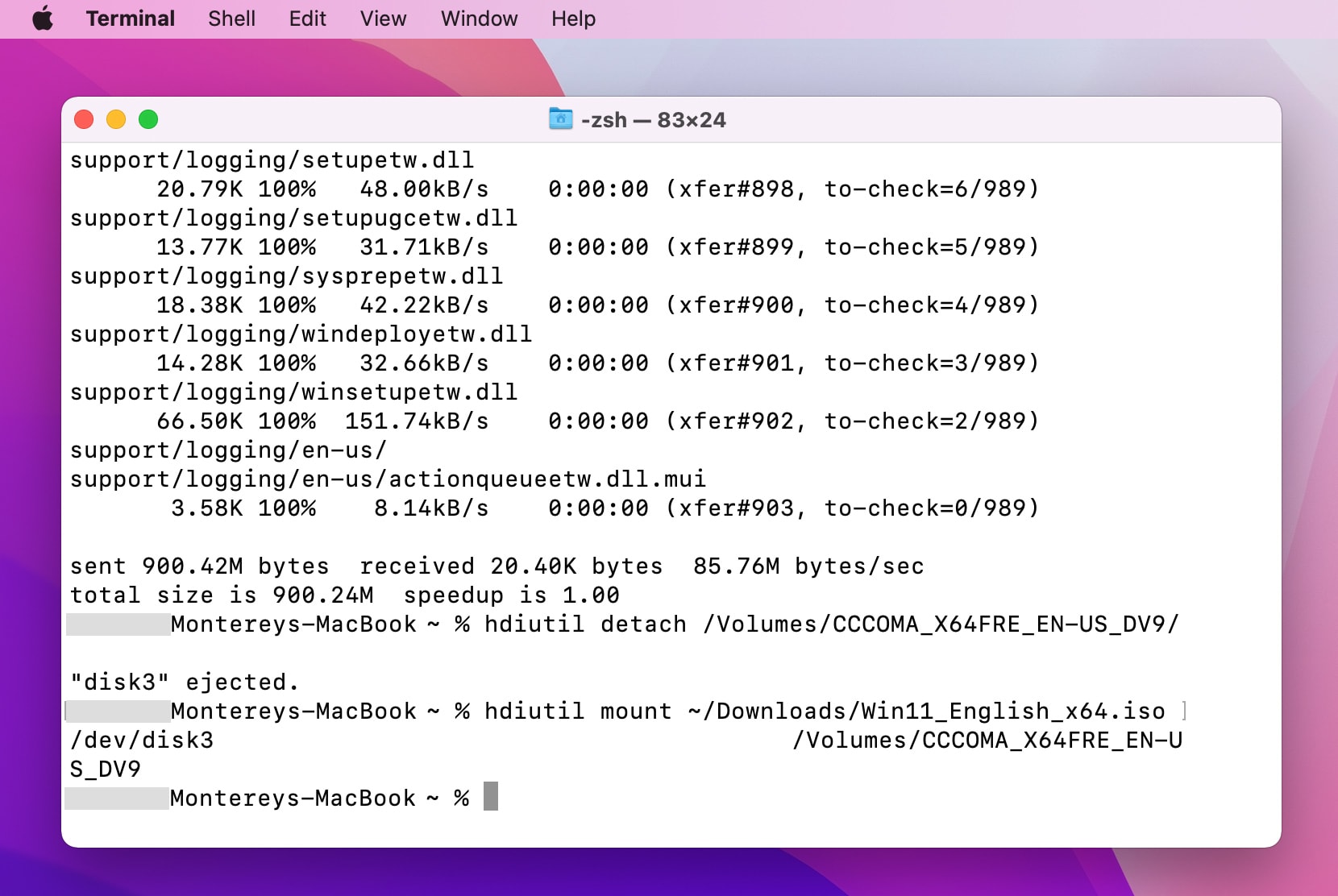 Mount Windows 11 ISO image