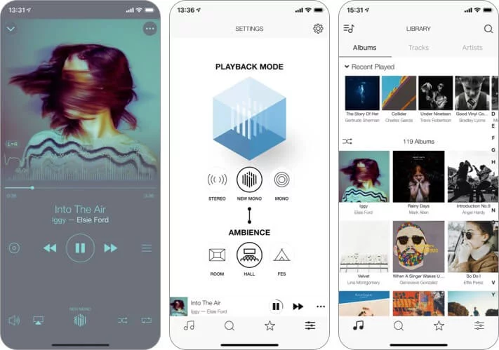New Monaural music player app for iPhone and iPad screenshot