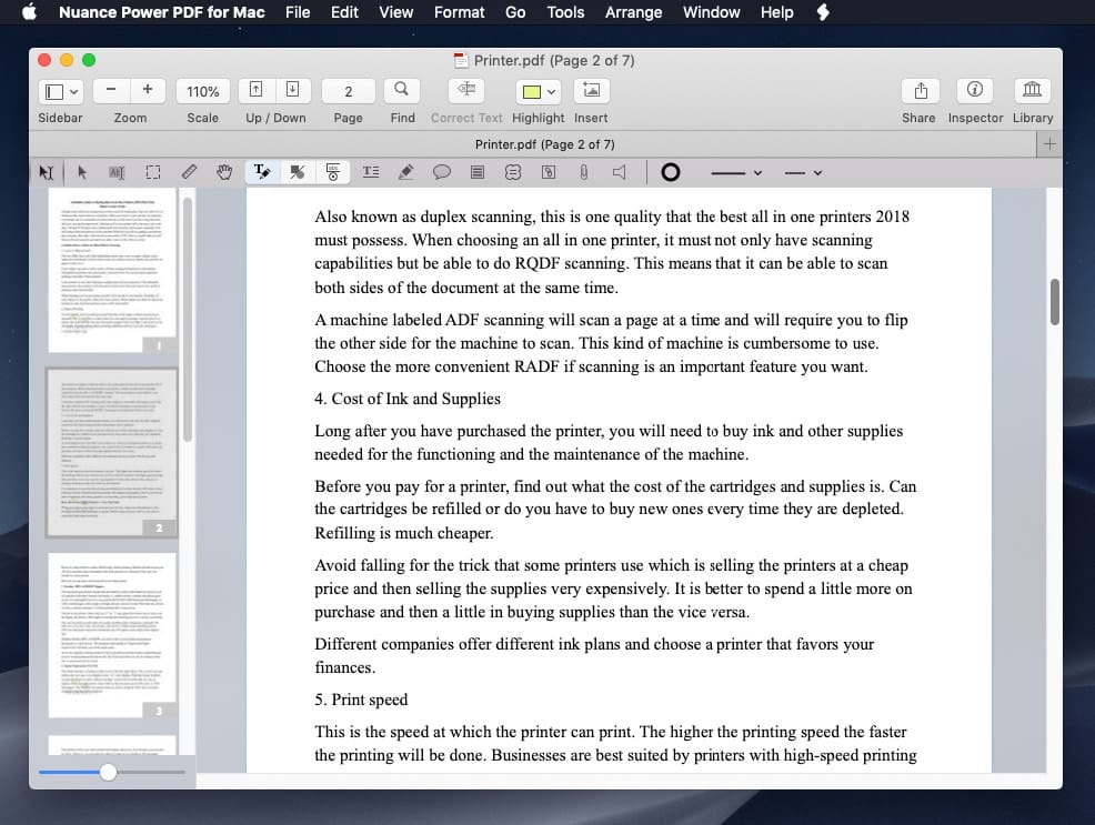 Nuance Power PDF for Mac