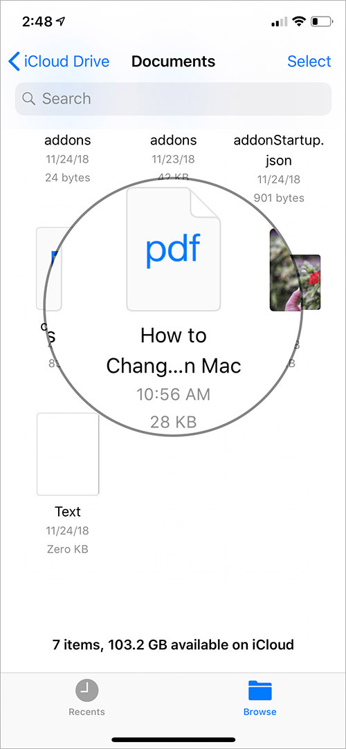 Open Password Protected PDF file on iPhone or iPad