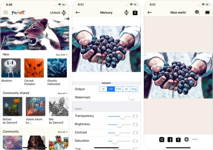 Painnt iPhone Cartoon Yourself App