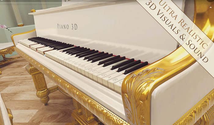 Piano 3D Real AR Piano Learning iPhone and iPad App Screenshot