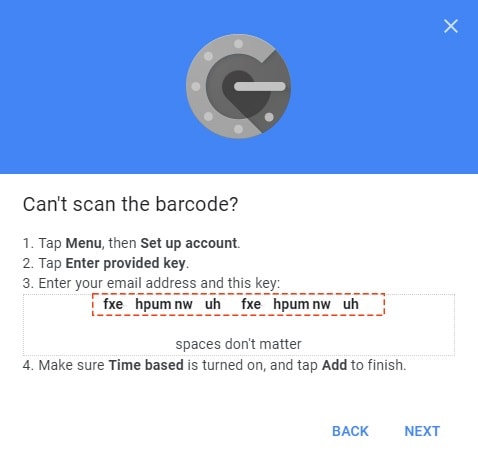 Provided Key for macOS