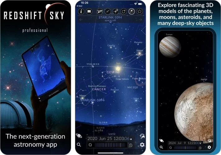 Redshift Sky Pro Stargazing iPhone and iPad screenshot