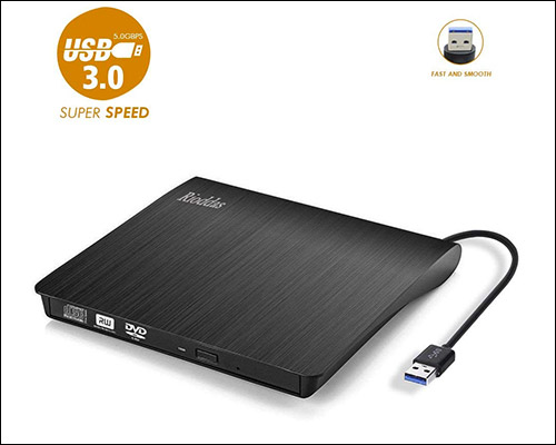 Rioddas External CD, DVD Drive for Mac