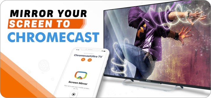 Screen Mirror for Chromecast iPhone and iPad App Screenshot