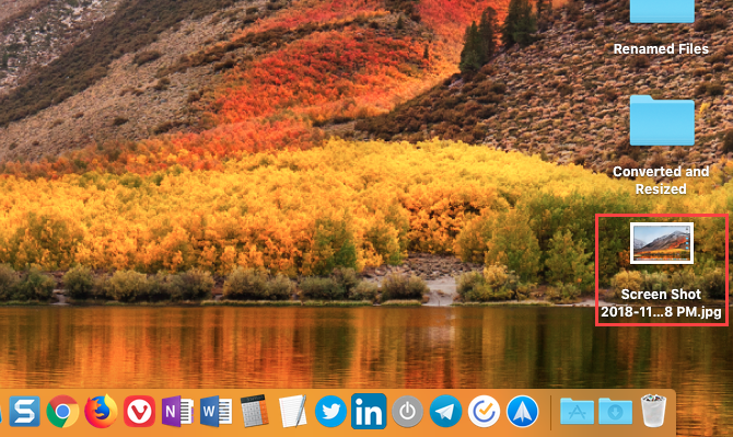 Change the default format for screenshots on a Mac