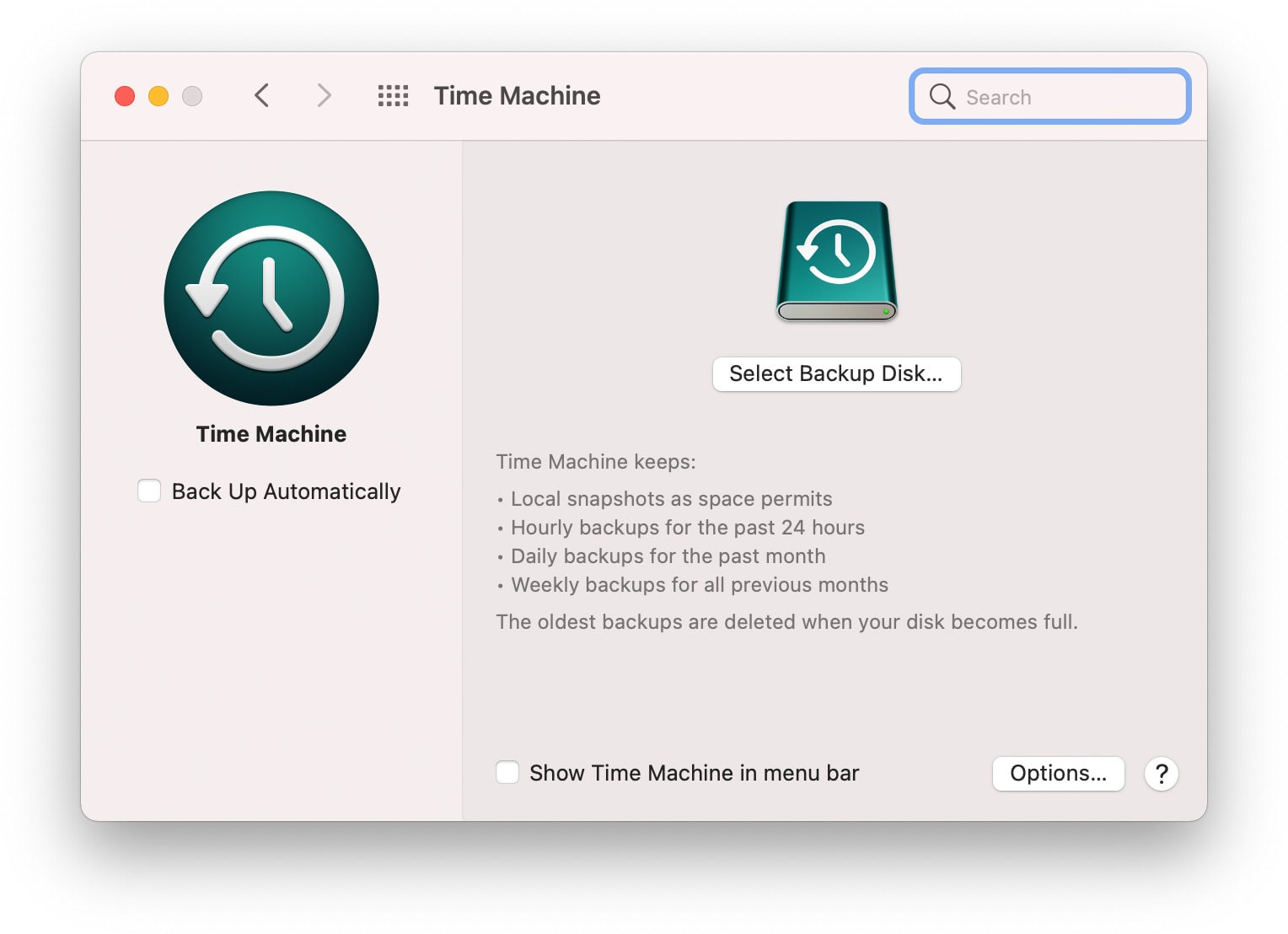 Screenshot of a Window