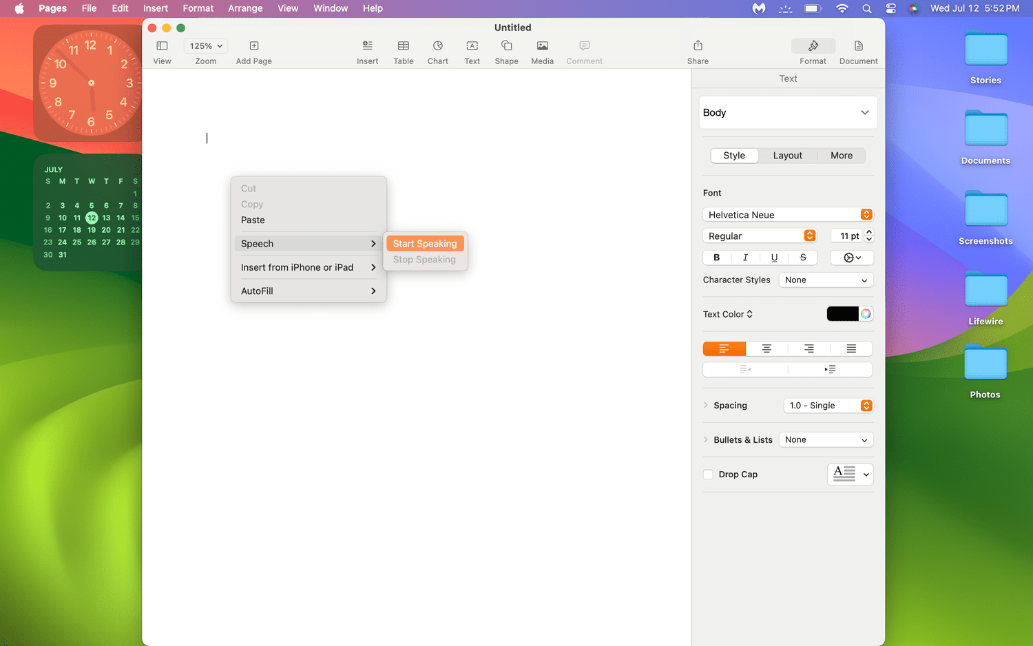 Improved dictation in macOS Sonoma