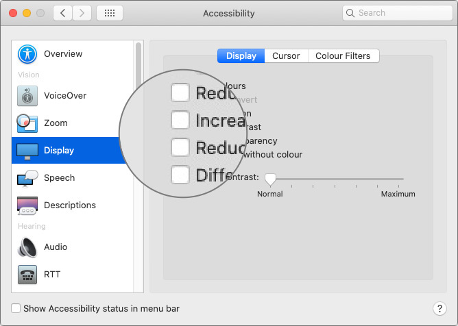 Select Display Option on macOS System Preferences on Mac