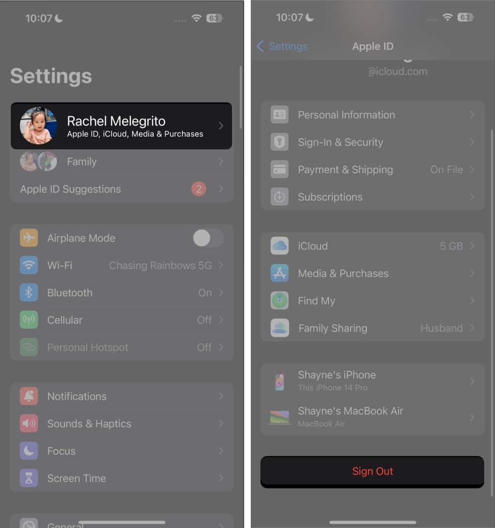 Sign out and sign back in on the app store Sign out and sign back in on the App Store