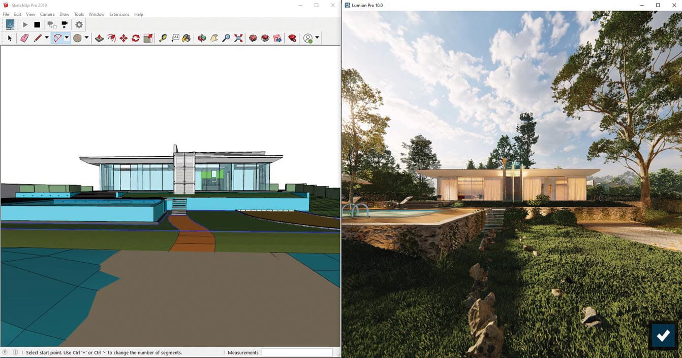Sketup and Lumion LiveSync
