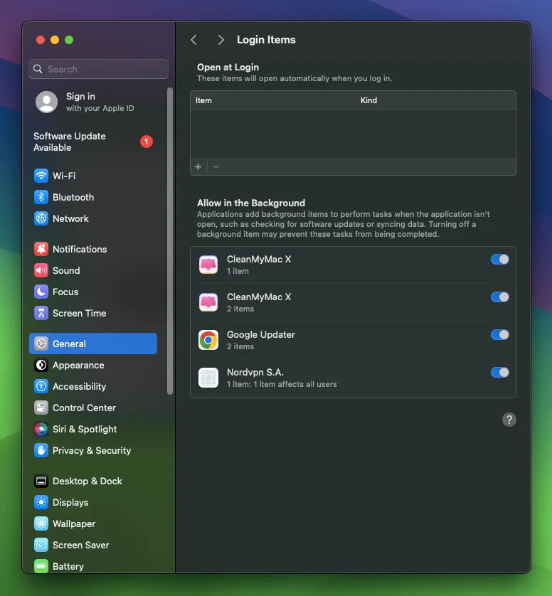 Slow login after updating to macOS Sonoma