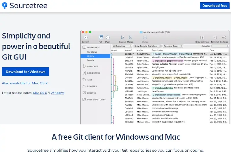 Sourcetree - Free Git GUI