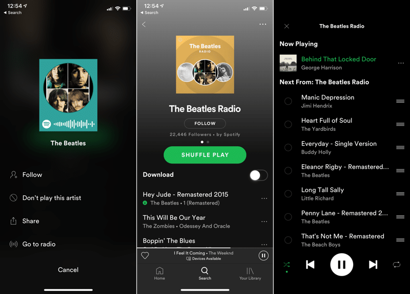 Spotify Radio