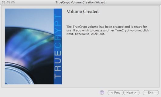 Volume Created - Congrats!