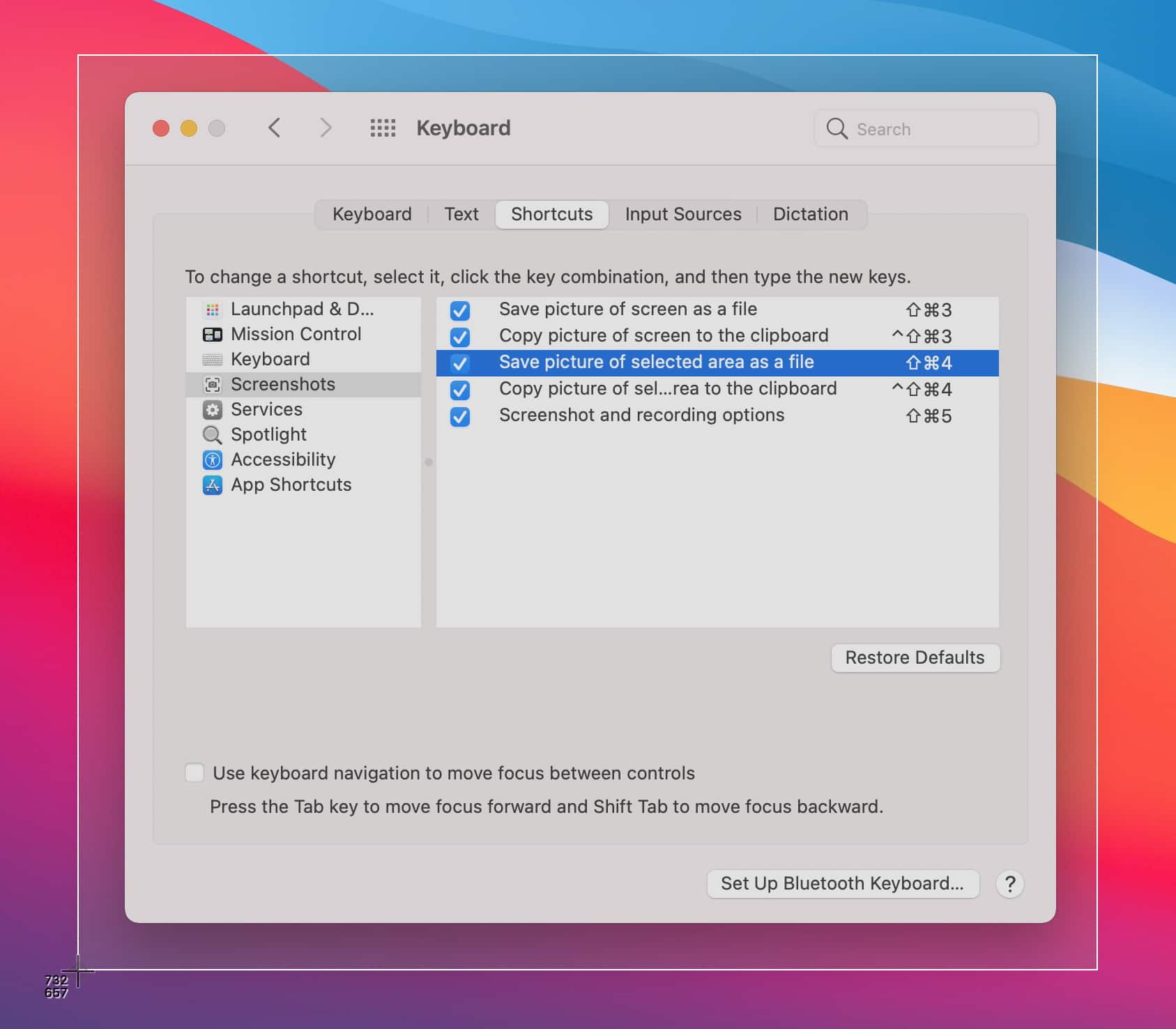 Take a Screenshot of a Part of the Screen