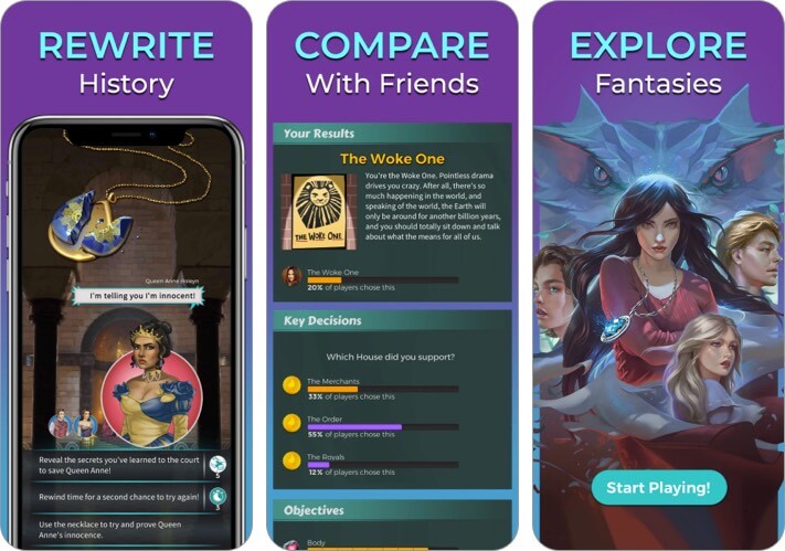 Tales Interactive Story App for iPhone and iPad Screenshot