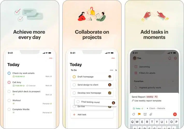 best Christmas apps to download for iPhone Todoist Task Management app for iPhone