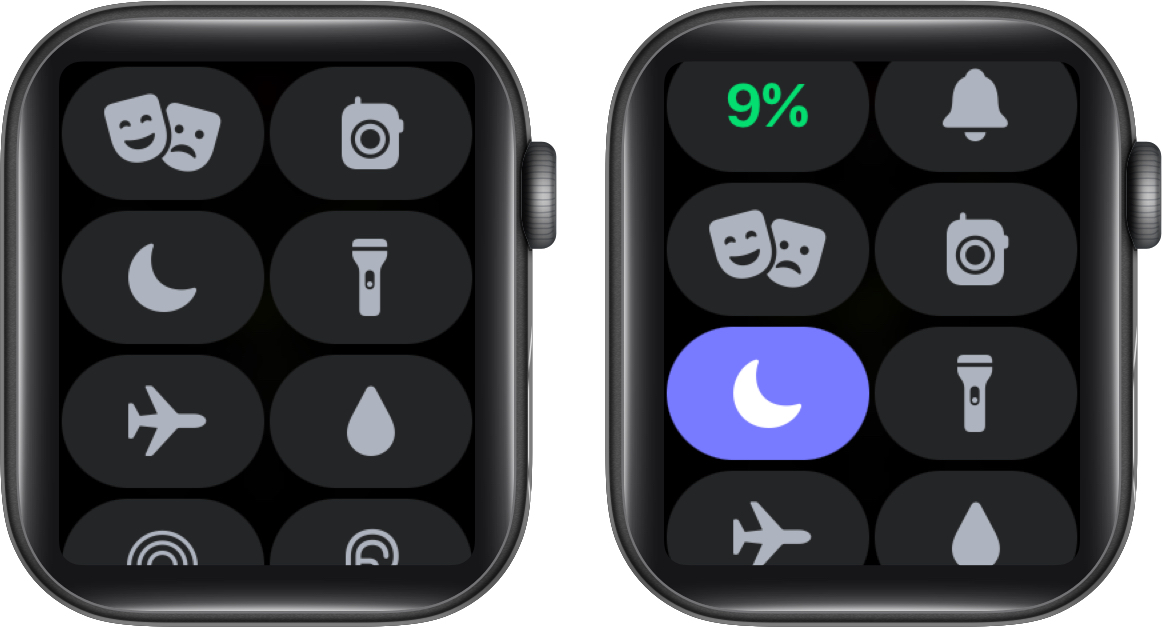Turn on Do Not Disturb on Apple Watch