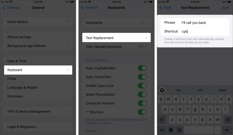 Type smarter on iPhone