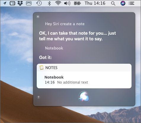 Use Siri to Create and Edit Your Notes on Mac