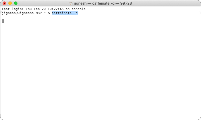Use Terminal Commands to Keep your Mac from Sleep