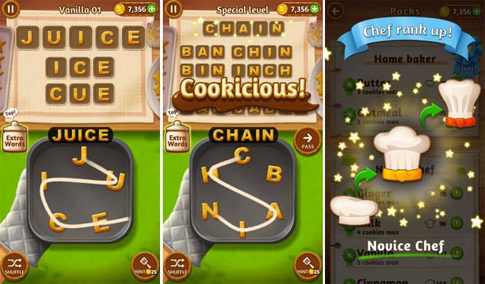 Word Cookies Word Game iPhone and iPad App Screenshot