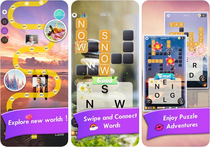 Word Crossy iPhone and iPad Game Screenshot