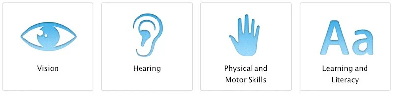 accessibility apple site