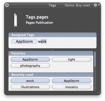 Adding Tags