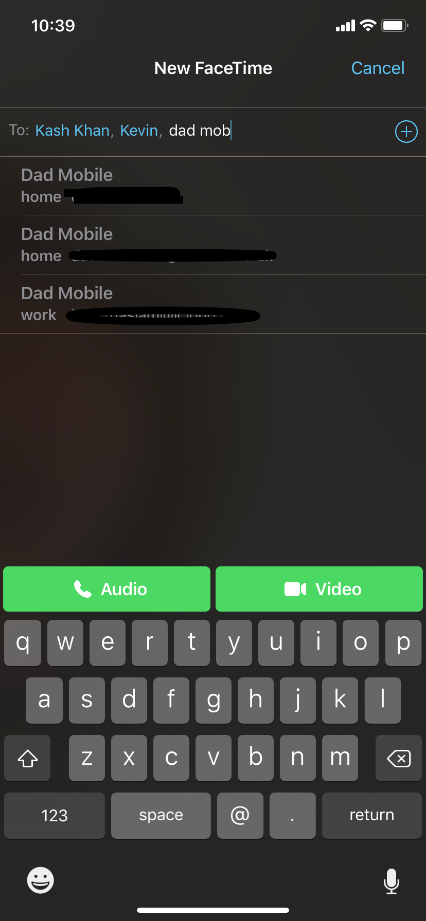 Add to facetime call