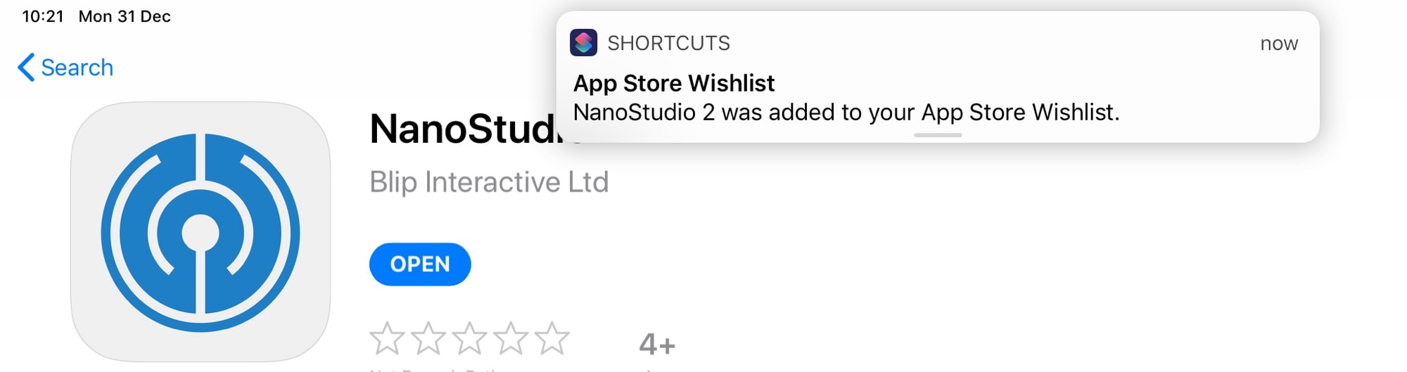 You even get a nice notification! You even get a nice notification!