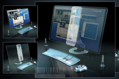 Transparent iMac