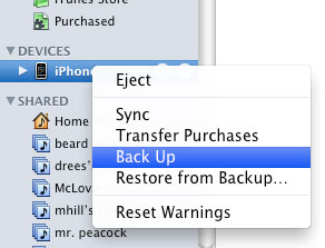 backup