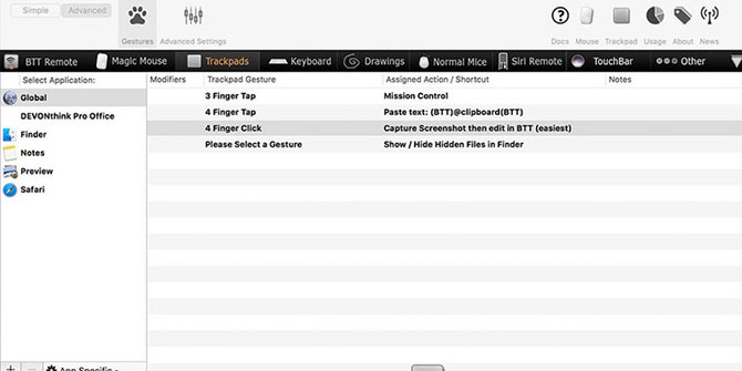 BetterTouchTool installed via SetApp
