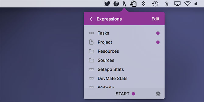 Screenshot of the Workspaces app in action
