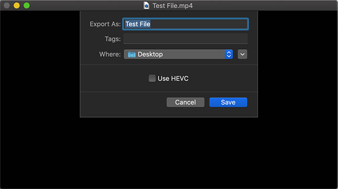 Exporting video from QuickTIme