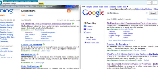 Bing SEO versus Google SEO