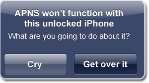 Apple may block push notifications for unlocked iPhones