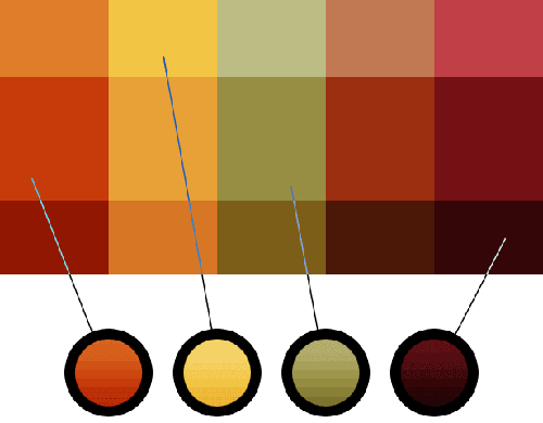 step 5: make sure they work against black and with different shades