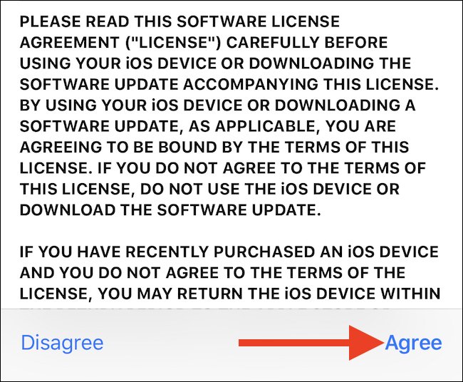 Read the terms and conditions ant tap agree