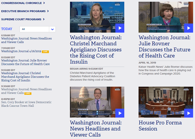 cspan home