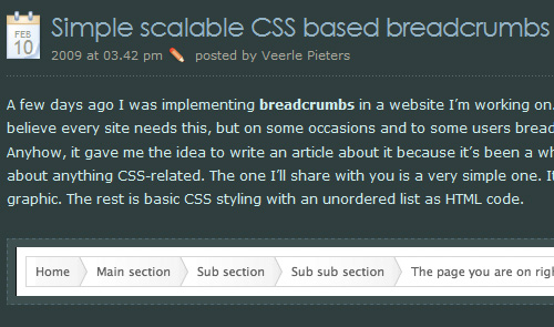 Breadcrumbs