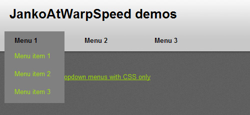 Css-dropdowns