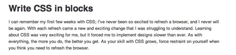 CSS techniques