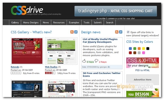Inspiration for Web Designers