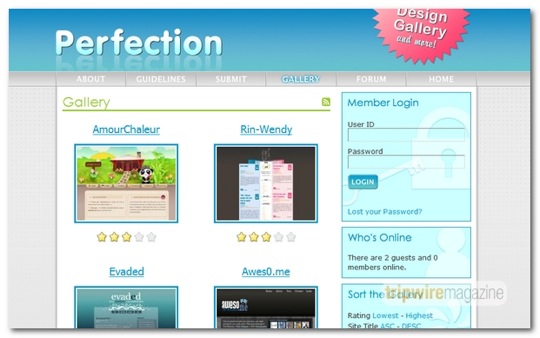 Inspiration for Web Designers